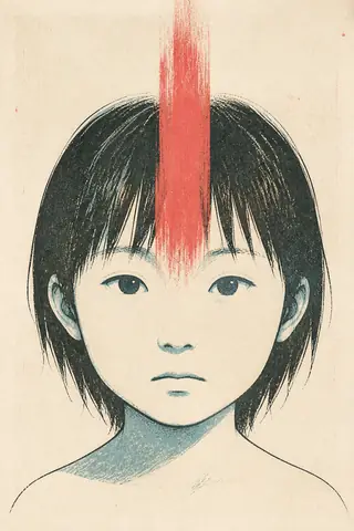《咒怨》的暖纸卡通代表图